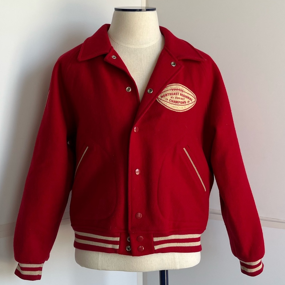 Gap men’s 1996 red wool varsity jacket